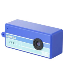 HD 1080P Sleutelhangercamera Retrocamera met 0,96-Inch Scherm voor Buitenfoto'S en -Video'S Blauw