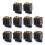 10 Stück 2EDGKD5,08 mm Schnellanschlussstecker, Lötfrei, Schwarz, 3P 1