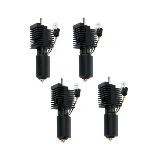 4 Pcs for    Ceramic Hotend Nozzle Kit Integrated Metal Nozzle 3D Printer Accessory