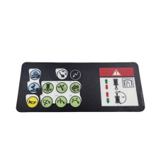 307P218040 Lift Platform Control Panel Sticker for HA12IP
