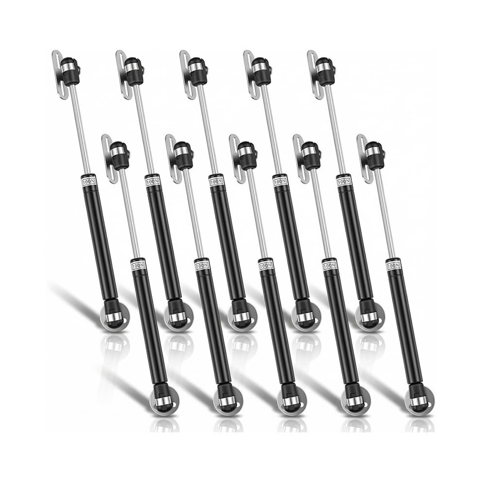 10Pcs10 Inch Gas Struts For Cabinets Heavy Duty Gas Strut Lid Support Soft Open Springs Shocks Props,Support 100N/22.5Lb 6031418866647