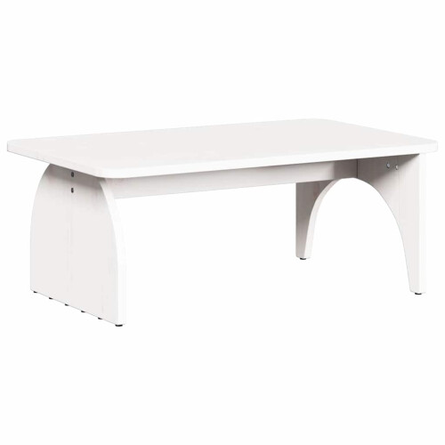 VidaXL vidaXL Coffee Table White 80 x 50 x 31 cm Solid pine wood 1