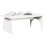 VidaXL vidaXL Coffee Table White 80 x 50 x 31 cm Solid pine wood 3