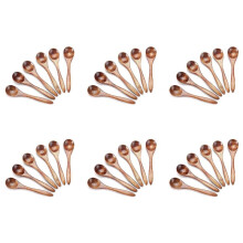 Small Wooden Spoons, 36Pcs Wooden Teaspoon for Cooking Small Condiments Spoon, Wooden Honey Spoon for Daily Use
