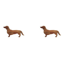 2pcs 15.7 Inch Dachshund Dog Dinner Plate Cheese Board Cutting Charcuterie Board Cute Christmas Dinner