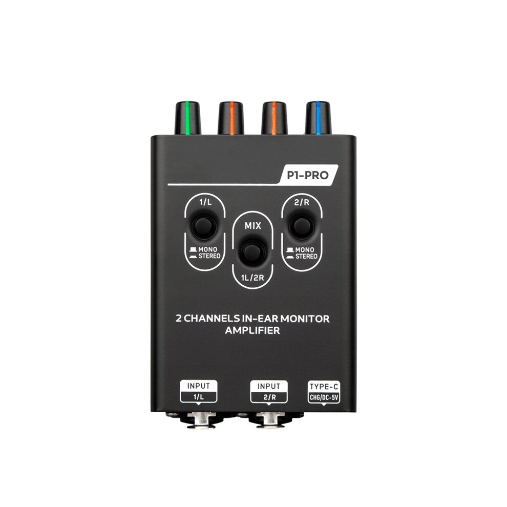P1 Pro Type-C Multi-Functional Mixer Dual Channel Stereo In-Ear Personal Monitoring Headphone Amplifier 4714113048465