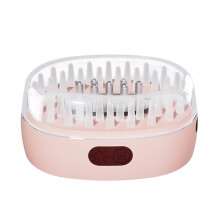 Dispositivo de Terapia de Luz Anticaída para el Crecimiento Cabello, Peine de Masaje Vibratorio de 7 Colores para el Cuero Cabelludo, para Cuidado y