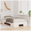 VidaXL vidaXL Bed Frame White 90 x 200 cm 3