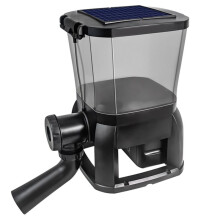 Distributeur D'Appâts Solaire Automatique à Minuterie pour Bassin Extérieur - Capacité 6 L