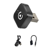 Boîtier CarPlay Sans Fil pour Android Auto 2 en 1 pour Voiture: Boîtier Branchez et Jouez, Dongle Filaire Vers Sans Fil, Boîtier Intelligent