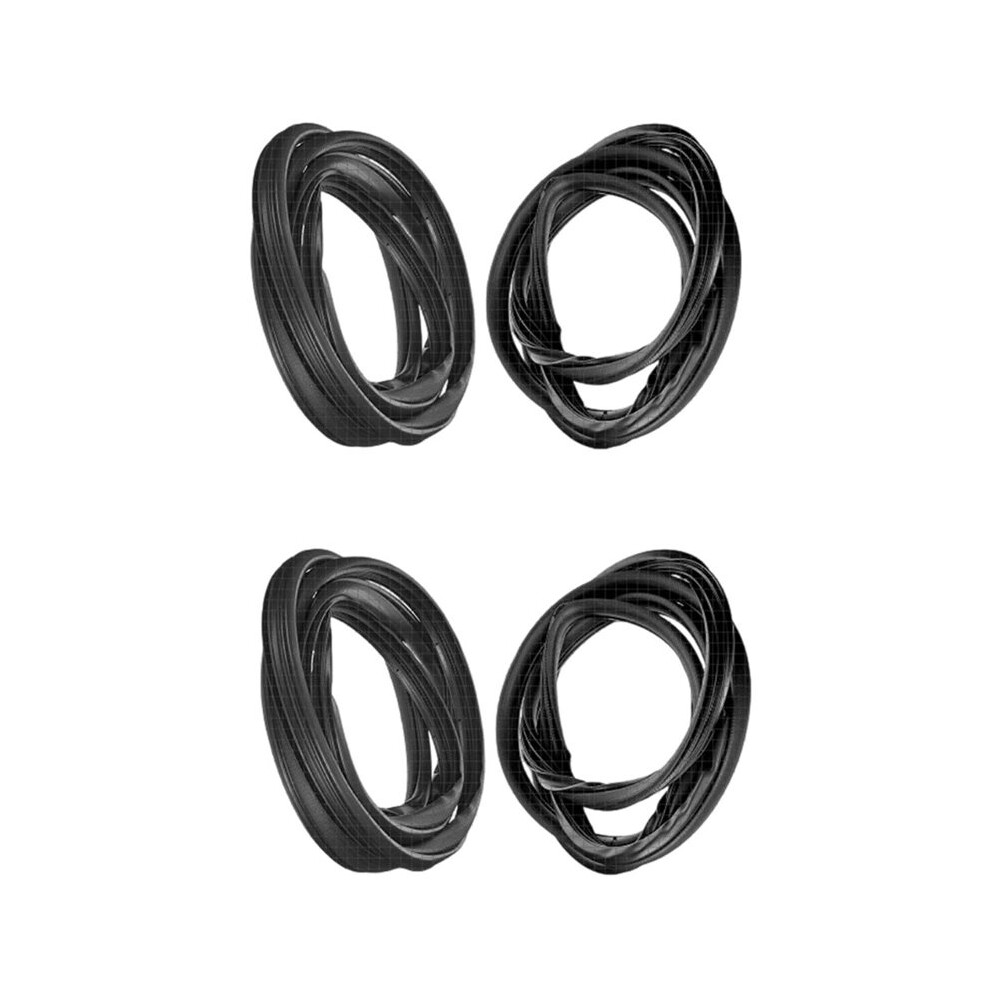 4Pcs Door Frame Weatherstrip For 06-11 4Dr Sllence Opening Seal 72315-Sva-A01 72355Svaa01za 72310-Sne-A01 6031501876539