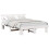 VidaXL vidaXL Bed Frame with Headboard White 150 x 200 cm Solid Pine Wood 2