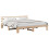 VidaXL vidaXL Bed Frame with Headboard Natural 180 x 200 cm Solid Pine Wood 2