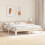 VidaXL vidaXL Bed Frame with Headboard Natural 180 x 200 cm Solid Pine Wood 3