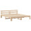 VidaXL vidaXL Bed Frame with Headboard Natural 180 x 200 cm Solid Pine Wood 4
