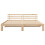 VidaXL vidaXL Bed Frame with Headboard Natural 180 x 200 cm Solid Pine Wood 5