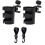 Set of 2 Stroller Cup Holders,Includes 2 Hooks,Universal, Adjustable, 360-Degree Rotation,for Strollers, and Wheelchairs 1