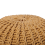 Beliani Pouffe CONRAD Cotton Mustard 4
