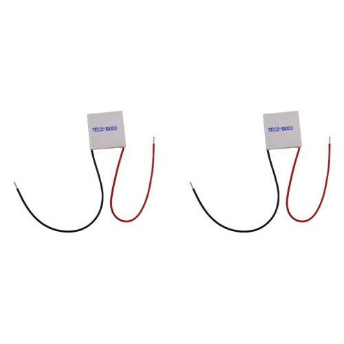 2X TEC2-19003 Thermoelectric Cooler Peltier 30X30mm 19003 Double Elements Module Electronic Cooling Sheet