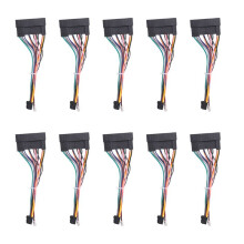 10X Car Stereo Audio 16 PIN Android Power Wiring Harness Adaptor for Carens /K3/K4/K5 IX35 Sonata