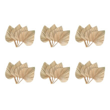 24Pcs Dried Leaves Dried Fans Bohemian Dried Spears Artificial Plants Leaves Tropical Leaves