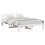 VidaXL vidaXL Bed Frame with Headboard White 150 x 200 cm Solid Pine Wood 2