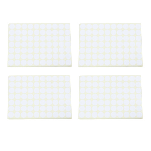 60pcs 19mm Circles Round Code Stickers Self Adhesive Sticky Labels White