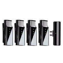 S16 Wireless Microphone Intelligent Noise Reduction Mobile Camera Sound Card Computer Audio Video Recording Lavalier Mic