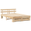 VidaXL vidaXL Bed Frame with Headboard Brown 150 x 200 cm Solid Pine Wood 4