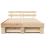 VidaXL vidaXL Bed Frame with Headboard Brown 150 x 200 cm Solid Pine Wood 5