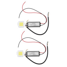 2X 50W LED Driver Wodoodporny zasilacz IP67 High Power Adapter + 50W LED Chip Żarówka Energooszczędna dla DIY Daylight