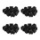 48 Pcs 15mm x 15mm Plastic Square Caps Tube Pipe Inserts End Blanking 1