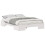 VidaXL vidaXL Bed Frame White 135 x 190 cm 2
