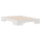 VidaXL vidaXL Bed Frame White 135 x 190 cm 4
