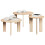 VidaXL vidaXL Coffee Table 3 pcs Natural Solid pine wood 2