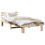 VidaXL vidaXL Bed Frame with Headboard Natural 80 x 200 cm Solid Pine Wood 2