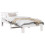 VidaXL vidaXL Bed Frame with Headboard White 90 x 190 cm Solid Pine Wood 2