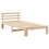 VidaXL vidaXL Bed Frame with Headboard Natural 80 x 200 cm Solid Pine Wood 4