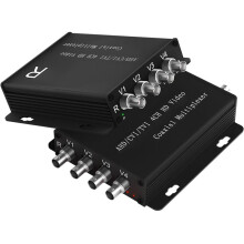AHD/CVI/TVI Coaxial HD Quad Multiplexer 4CH Video Coaxial Multiplexer 100m Transmission Distance Supports to 1080P