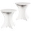 VidaXL vidaXL Coffee Table 2 pcs White Solid pine wood 2