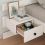 VidaXL vidaXL Bed Frame with Headboard White 90 x 190 cm Solid Pine Wood 3