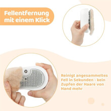 Cat Brush with Steam for Short and Long Hair - Rechargeable Cat Brush with Release Button, Steam Brush for Cats and Dog