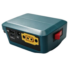 Double Port Fast Charging for 18V Lithium Battery Multi-Function Adapter Outdoor Car Emergency Power Supply