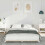 VidaXL vidaXL Floor Bed Frame White 150 x 200 cm Solid pine wood 3