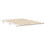 VidaXL vidaXL Floor Bed Frame White 150 x 200 cm Solid pine wood 4