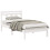 VidaXL vidaXL Bed Frame White 90 x 190 cm Solid Pine Wood 3
