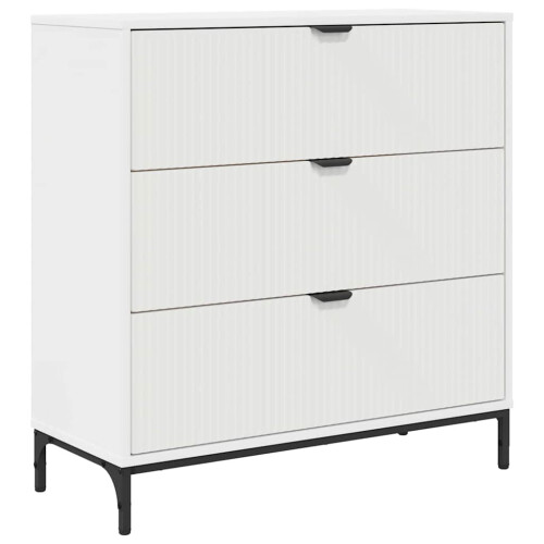 VidaXL vidaXL Sideboard with Drawer White 79.5 x 33 x 82 cm Engineered Wood 1