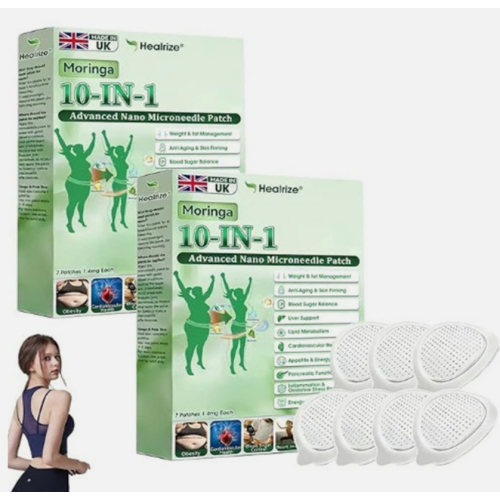 (2BOX/14PATCH) 7-35Ps 10-in-1 Advanced Nano Microneedle Patch,7 PCS WeightLoss Patches