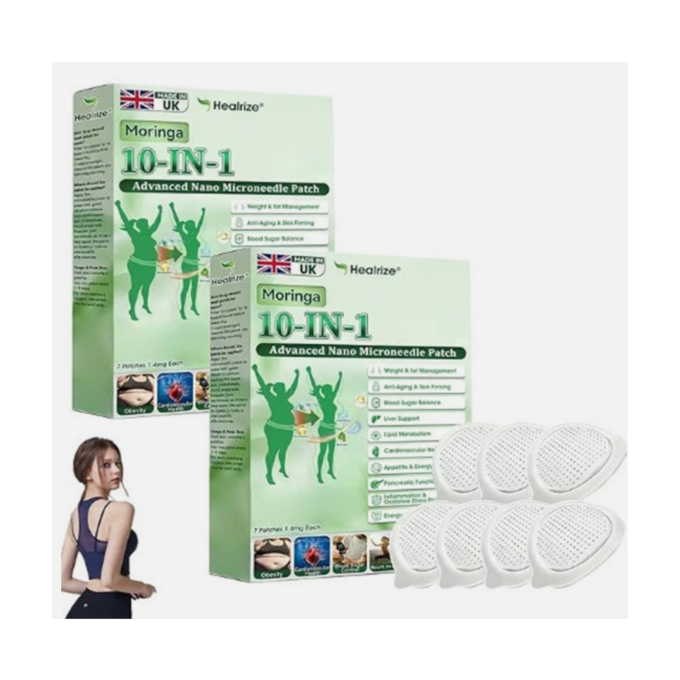 (2BOX/14PATCH) 7-35Ps 10-in-1 Advanced Nano Microneedle Patch,7 PCS WeightLoss Patches