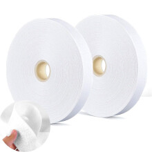 2Rolls JellyRoll Batting Strips ForRugs 2 1/4 in 70 Yds,Needle Punched Cotton Blend Batting Roll with Fabric Tube Maker